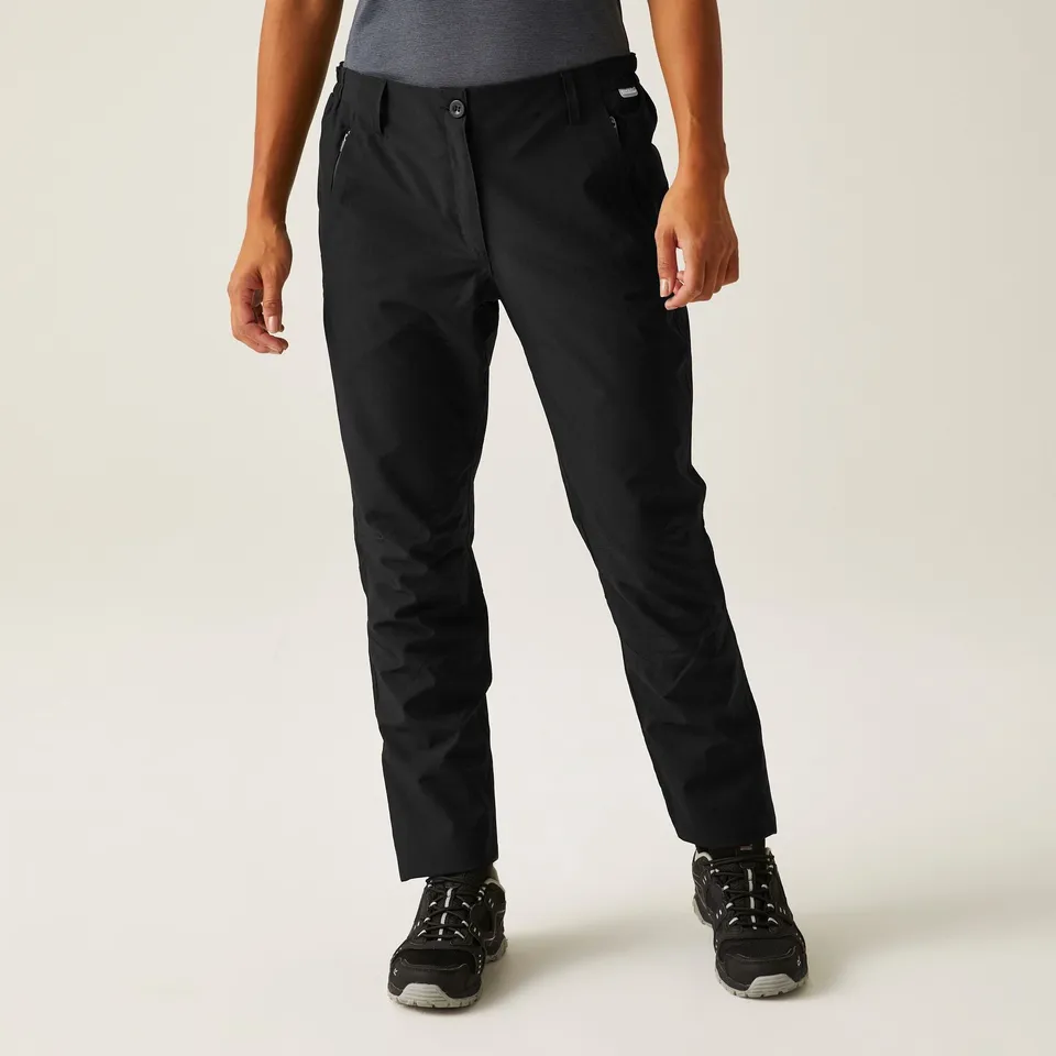 BRAND NEW REGATTA WOMEN'S DAYHIKE TROUSERS IV IN BLACK SIZE UK 12
