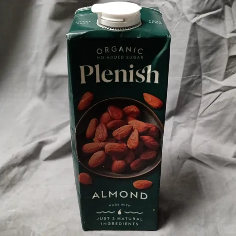 8X PLENISH ORGANIC ALMOND MILK – NO ADDED SUGAR, 1L CARTONS - COLLECTION ONLY