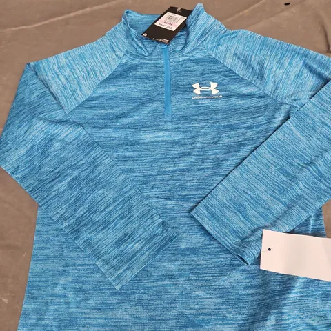 KIDS UNDER ARMOUR 1/4 ZIP TOP - SIZE 5-6YEARS
