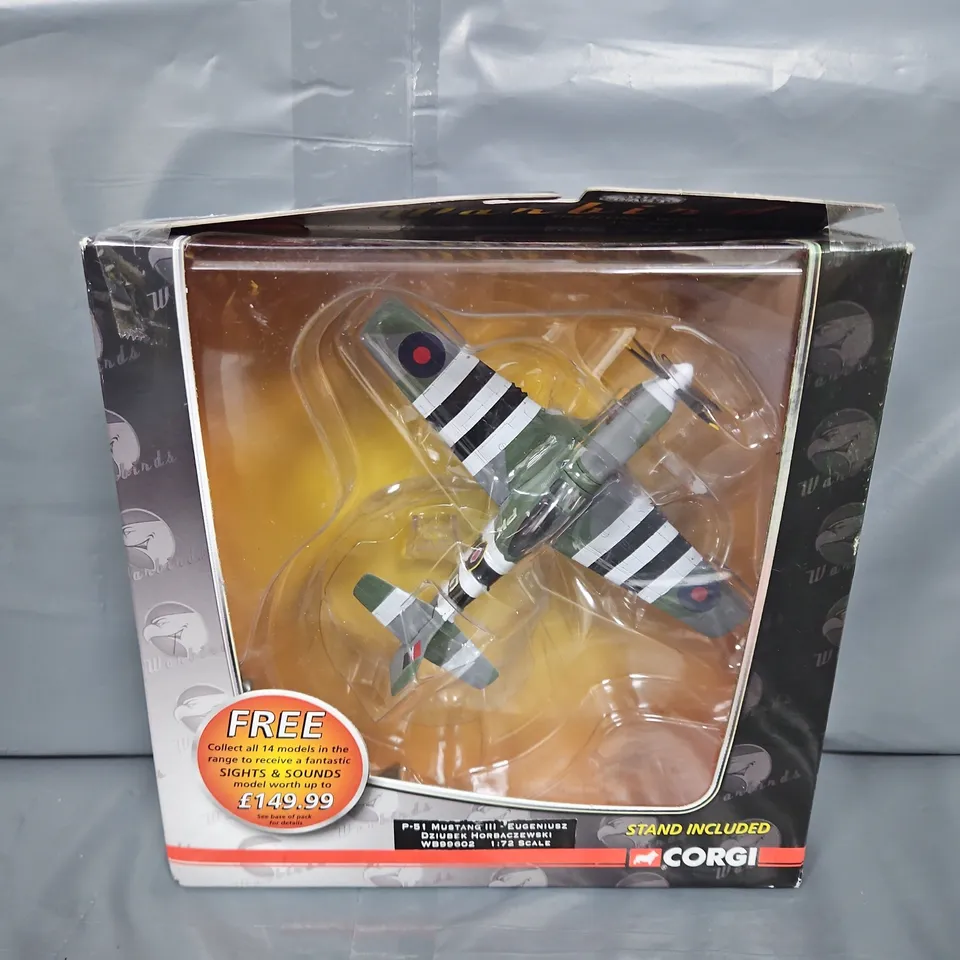 BOXED CORGI P-51 MUSTAG III - EUGENIUSZ DZIUBEK HORBACZEWSKI WB99602 - 1:72 SCALE