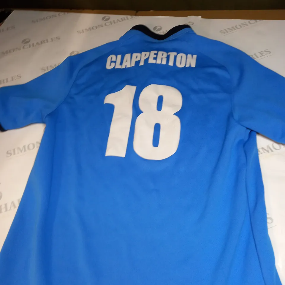 SCOTLAND RUGBY SHIRT WITH CLAPPERTON 18 SIZE UNSPECIFIED