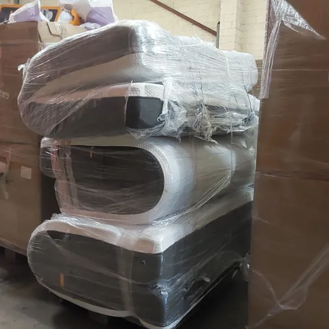 PALLET TO CONTAIN 3 X ASSORTED EMMA BRANDED MATTRESSES. SIZES AND CONDITIONS MAY VARY