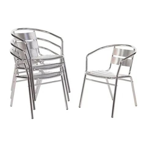 BOLERO ALUMINIUM CHAIRS (4 PACK)