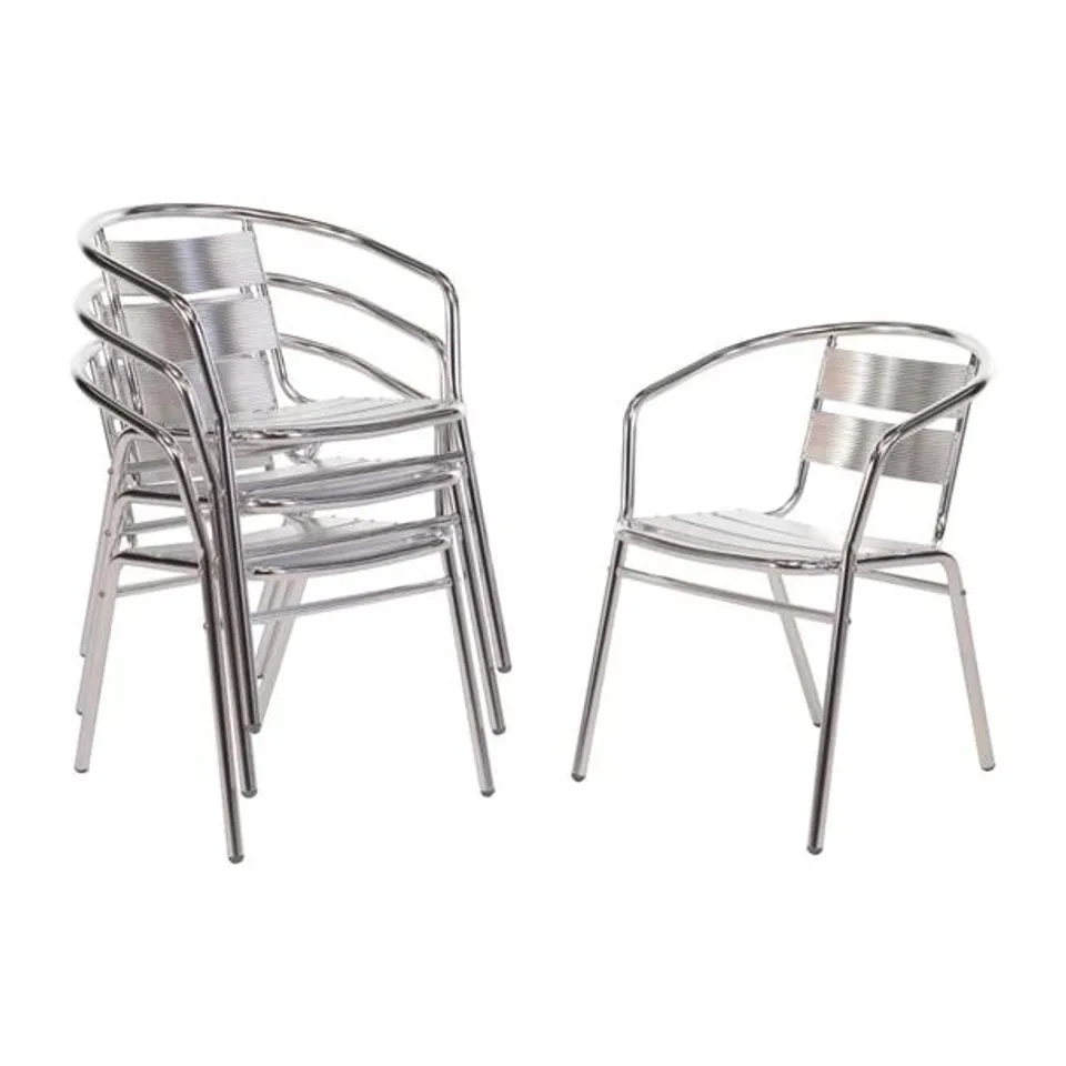 BOLERO ALUMINIUM CHAIRS (4 PACK)
