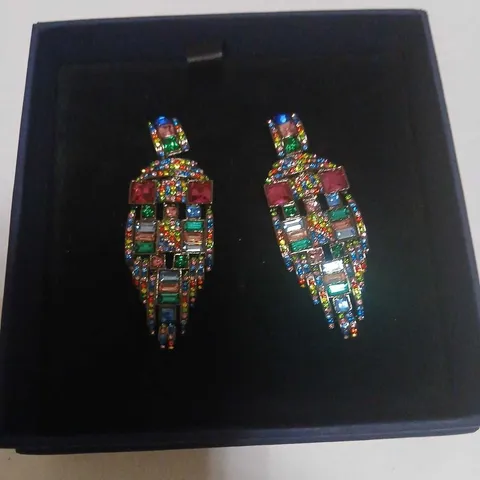 BUTLER & WILSON ART DECO DROP EARRINGS 
