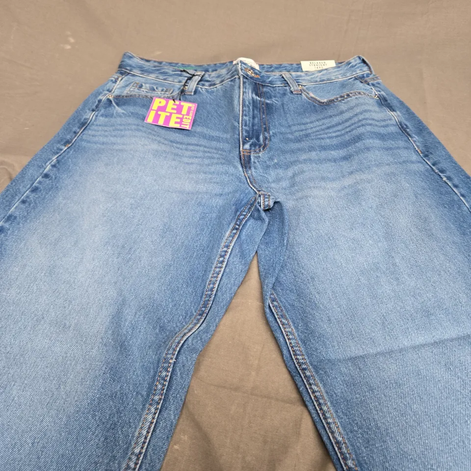 RIVER ISLAND DENIM SPECIALIST RELAXED STRAIGHT JEANS - EUR 14XS