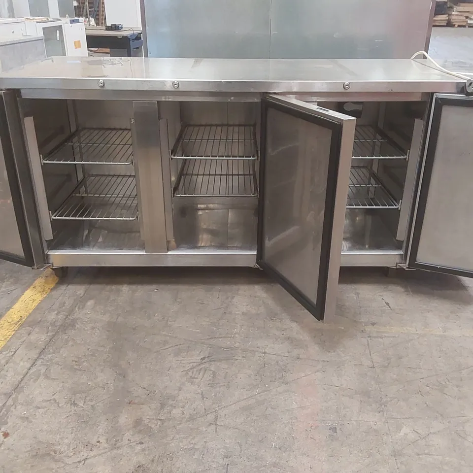 PRECISION HCU311 3 DOOR BENCH FRIDGE