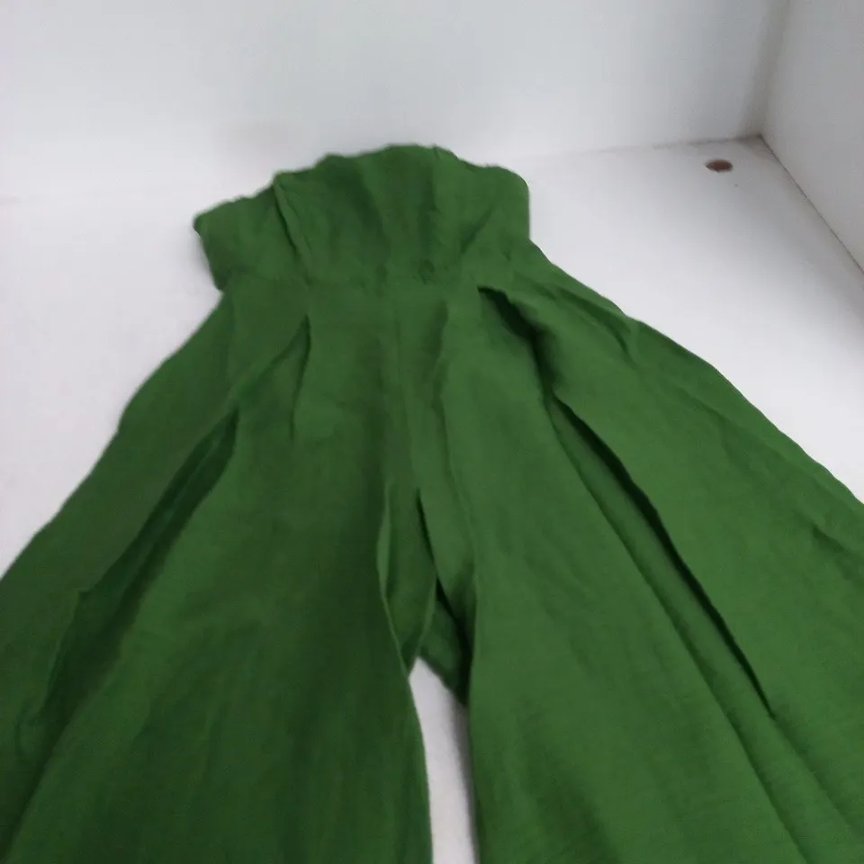 NOBODY'S CHILD PETITE GREEN JUMPSUIT – UK 10 (EU 38, US 6)