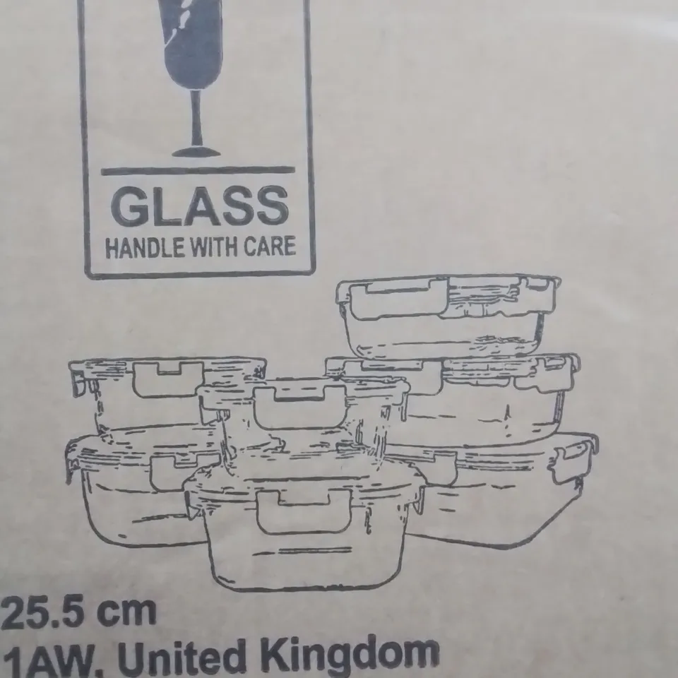 BOXED NEO GLASS TUPPERWARE SET (1 BOX)
