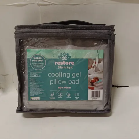 COOLING GEL PILLOW PAD 60 X 40 CM – RESTORES SILENTNIGHT