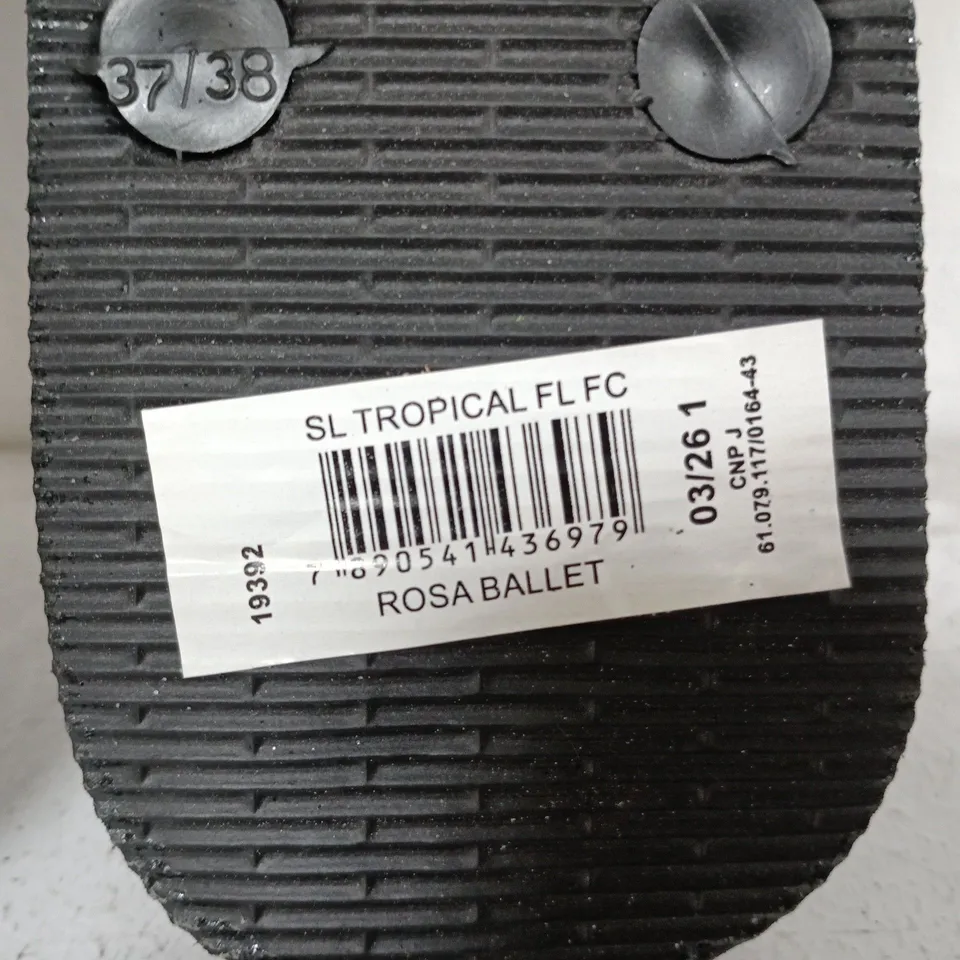 HAVAIANAS FLIP-FLOPS IN BLACK, - 37/38
