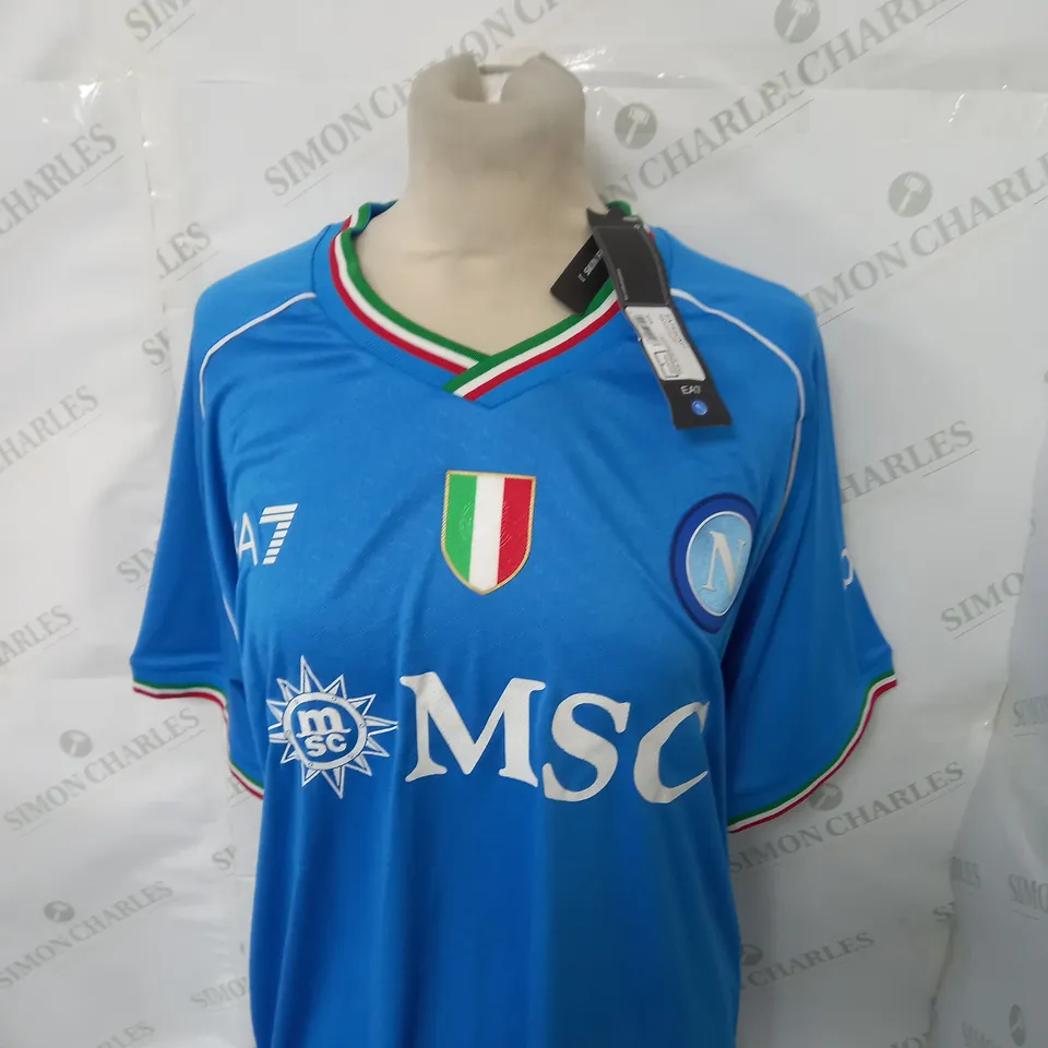 NAPOLI FC HOME JERSEY SIZE L