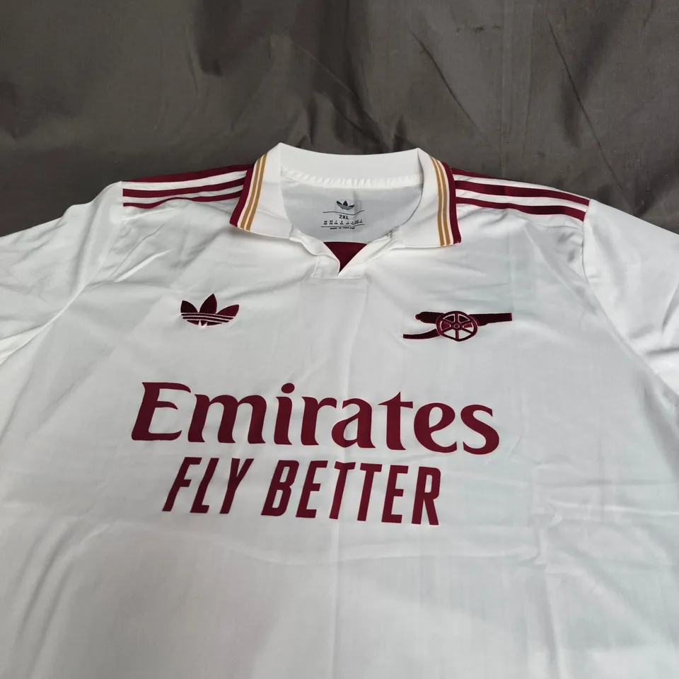 ADIDAS ARSENAL FOOTBALL SHIRT – EMIRATES FLY BETTER – MEN'S UK XXL
