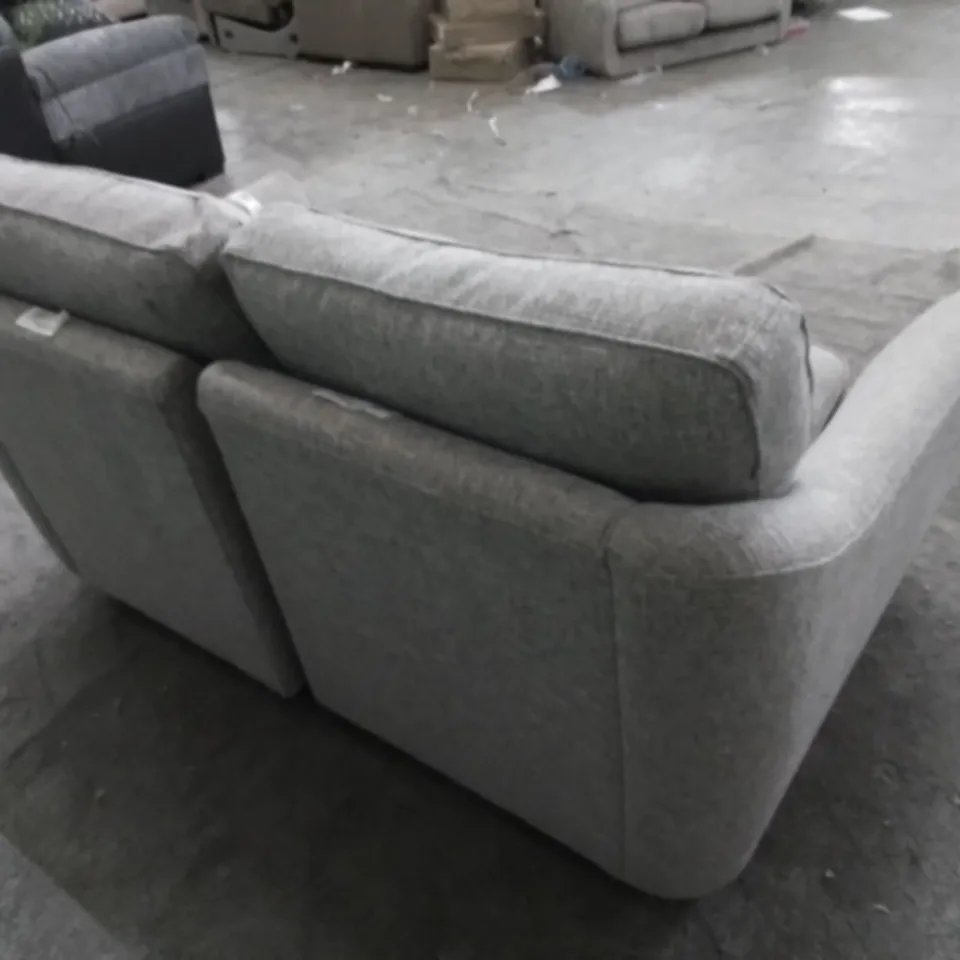 DESIGNER G PLAN MADE VINTAGE 68 SORREN GREY FABRIC ELECTRIC RECLINING TWO SEATER SOFA
