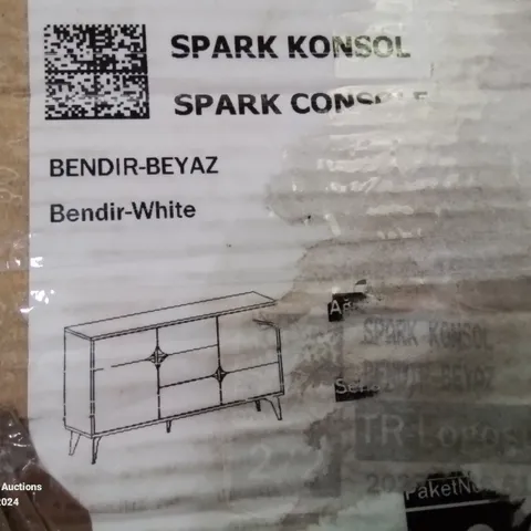 BOXED DECORTIE SPARK CONSOLE SIDEBOARD DISPLAY UNIT