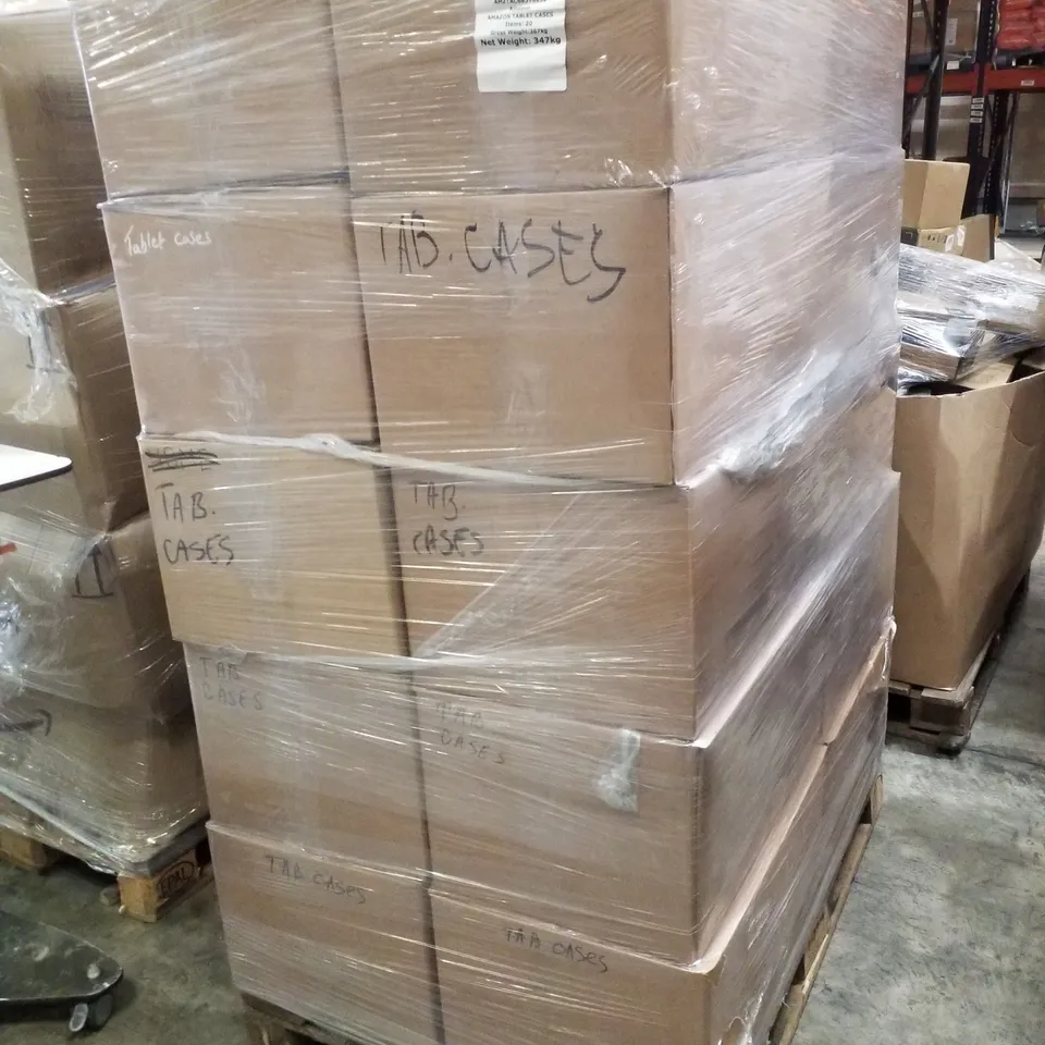 PALLET CONTAINING ASSORTED TABLET CASES