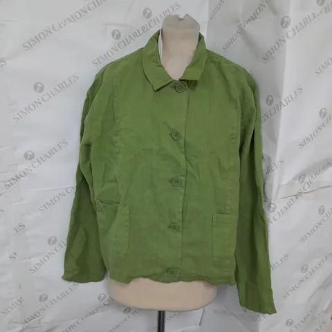 SEASALT CORNWALL PETITE ARAME JACKET IN DILL SIZE 16
