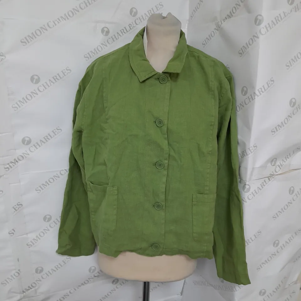 SEASALT CORNWALL PETITE ARAME JACKET IN DILL SIZE 16