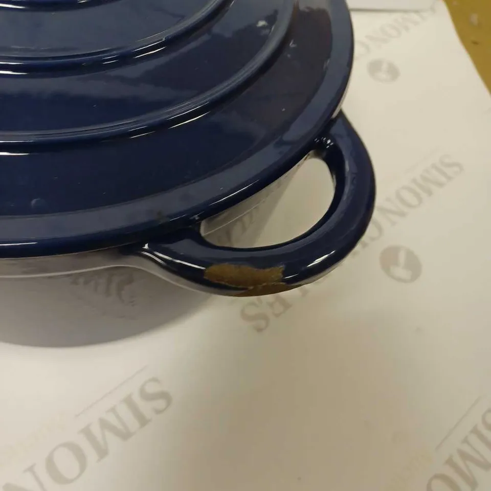 BARBARY&OAK C24CM CAST IRON CASSEROLE DISH