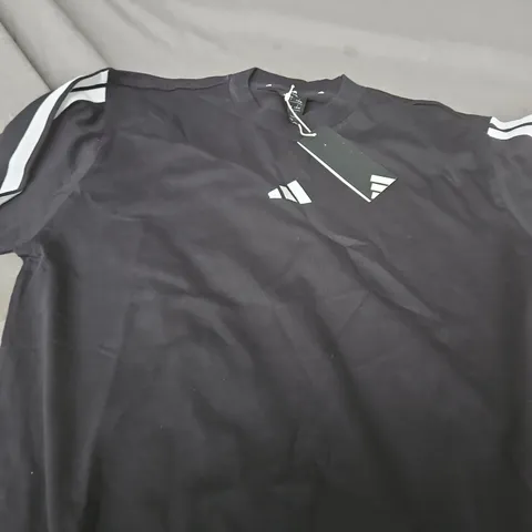 ADIDAS BLACK T-SHIRT – MEN'S LARGE 