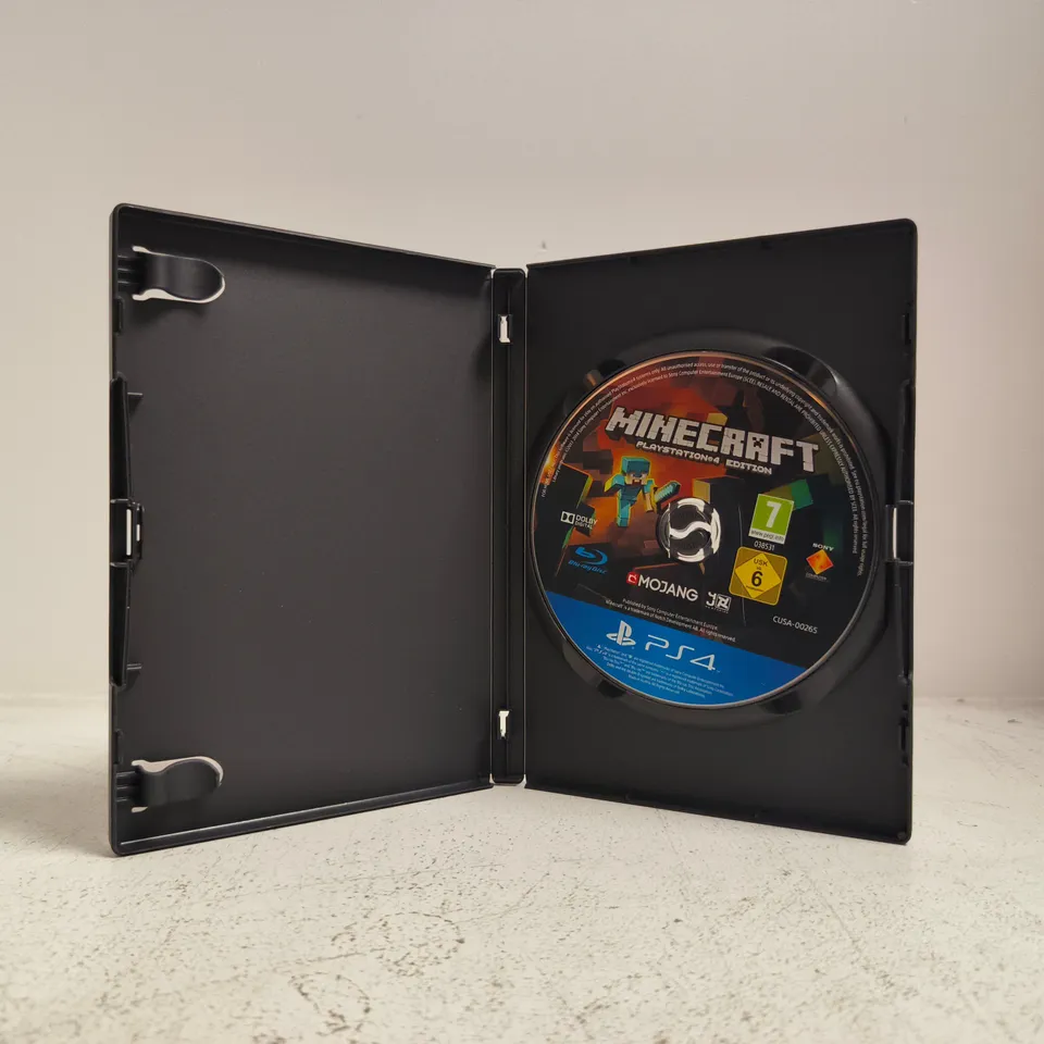 MINECRAFT PLAYSTATION 4 EDITION VIDEO GAME