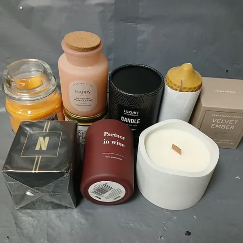 LARGE QUANTITY OF ASSORTED CANDLES - COLLECTION ONLY