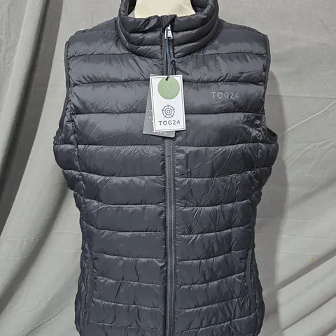 TOG 24 GIBSON INSULATED GIRLS GILET IN BLACK - 14