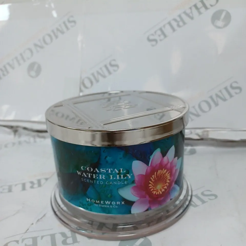 HOMEWORK COASTAL WATER LILY 4WICK CANDLE