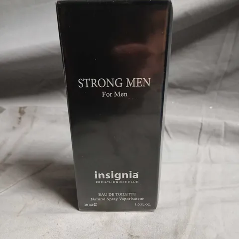 BOXED AND SEALED STRONG MEN FOR MEN INSIGNIA FRENCH PRIVEE CLUB EAU DE TOILETTE 30ML