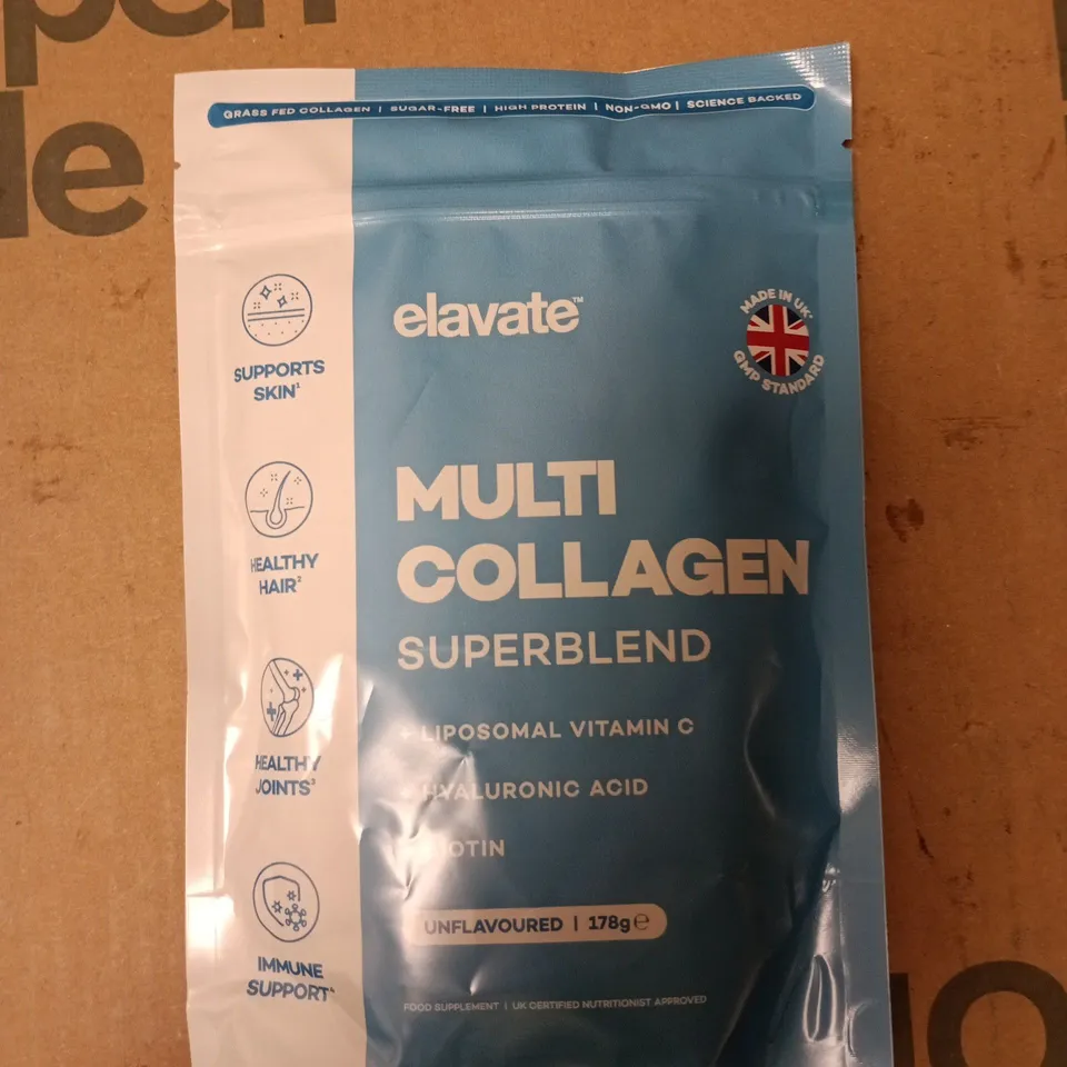 ELAVATE MULTI COLLAGEN SUPERBLEND - UNFLAVOURED - 178G