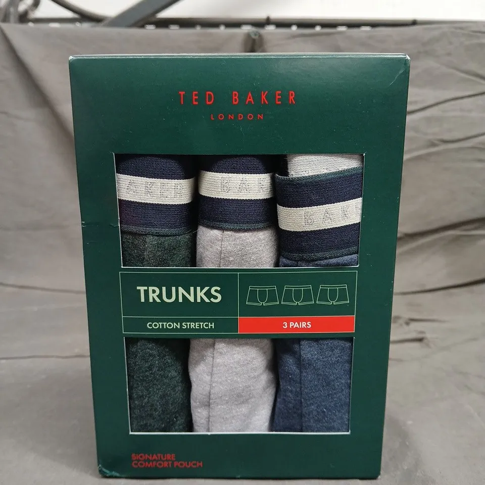 BOXED TED BAKER TRUNKS - X3 - SIZE L
