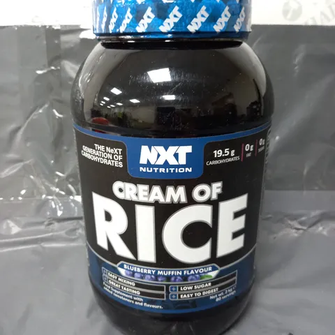 SEALED NXT CREAM OF RICE BLUEBERRY MUFFIN FLAVOUR 2KG