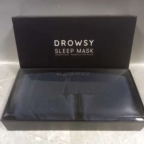 BOXED DROWSY SLEEP MASK - MIDNIGHT BLUE 