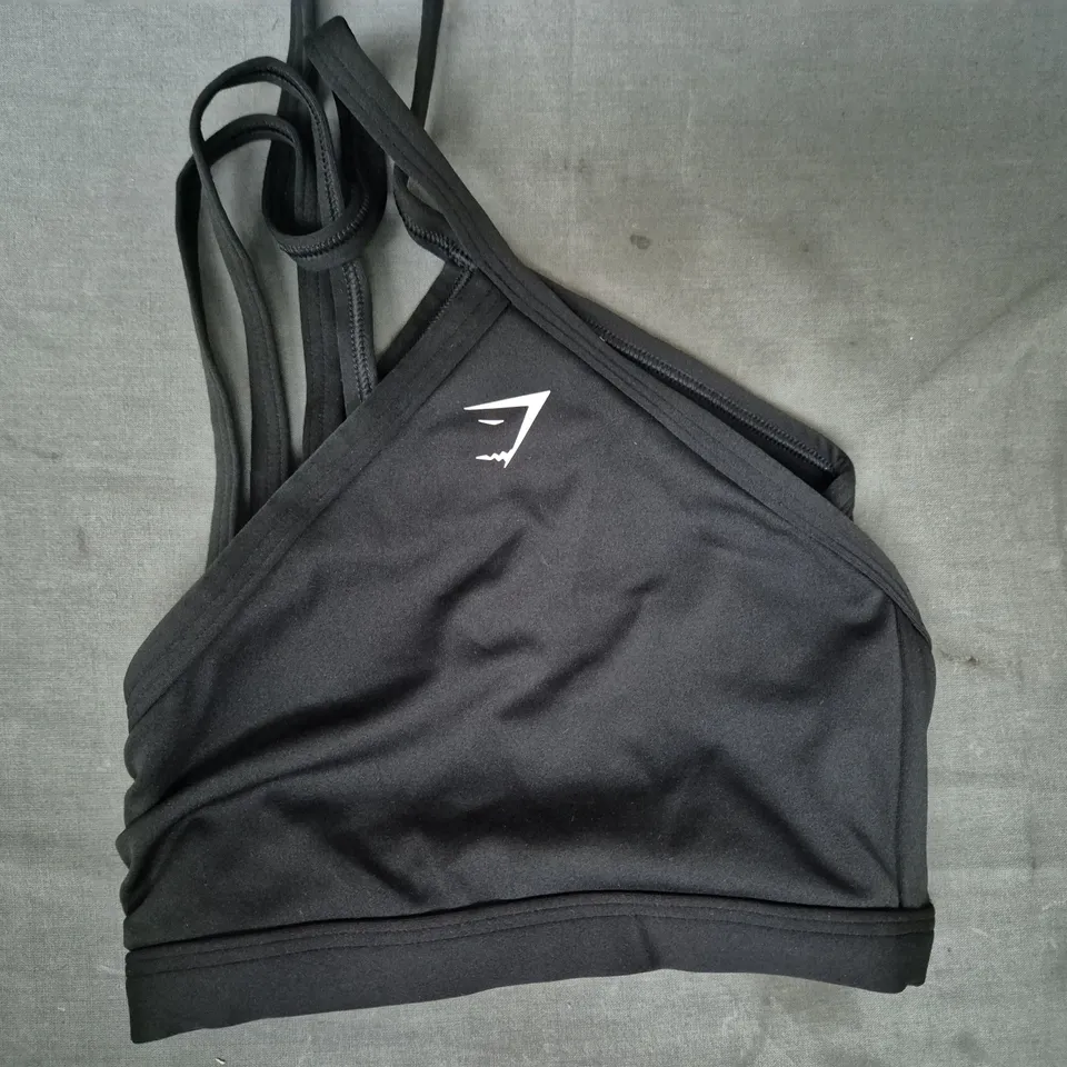 GYM SHARK SPORTS BRA IN BLACK SIZE XXL