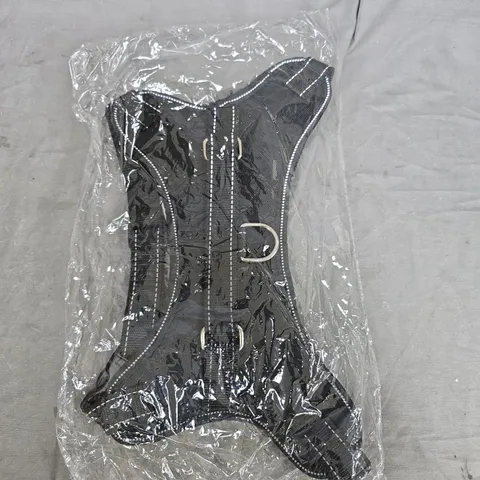 5 x MPS No Pull Harness, Extra Large (Large) – Black with white stitching.