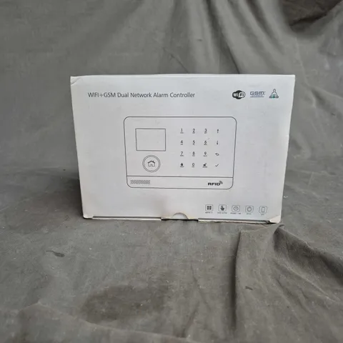 GSM & WIFI ALARM SYSTEM DUAL NETWORK CONTROLLER WITH RFID β BOXED