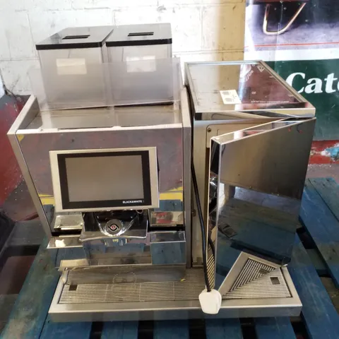 BLACK & WHITE AUTOMATIC COFFEE MACHINE