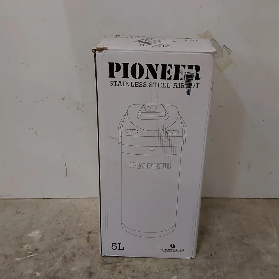 BOXED PIONEER STAINLESS STEEL AIRPOT (1 BOX)