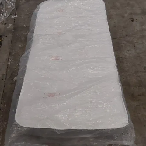 QUALITY BAGGED 3' SINGLE CLOUDS MEMORY SPRUNG OPEN COIL MATTRESS
