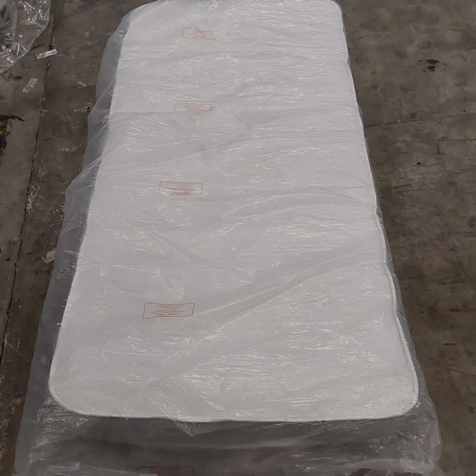 QUALITY BAGGED 3' SINGLE CLOUDS MEMORY SPRUNG OPEN COIL MATTRESS 