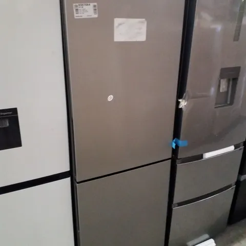 HOOVER FREESTANDING FRIDGE FREEZER SILVER - UNPROCESSED RAW RETURN
