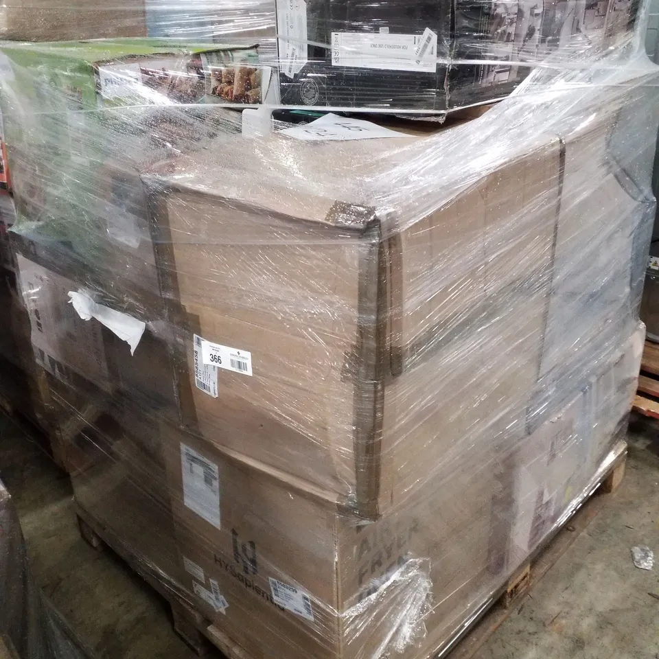 PALLET OF APPROXIMATELY 19 UNPROCESSED RAW RETURN HOUSEHOLD AND ELECTRICAL GOODS TO INCLUDE;