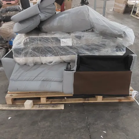 PALLET CONTAINING A LARGE ASSORTMENT OF INCOMPLETE SOFA PARTS