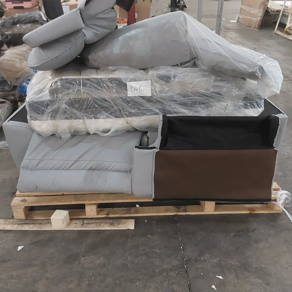 PALLET CONTAINING A LARGE ASSORTMENT OF INCOMPLETE SOFA PARTS