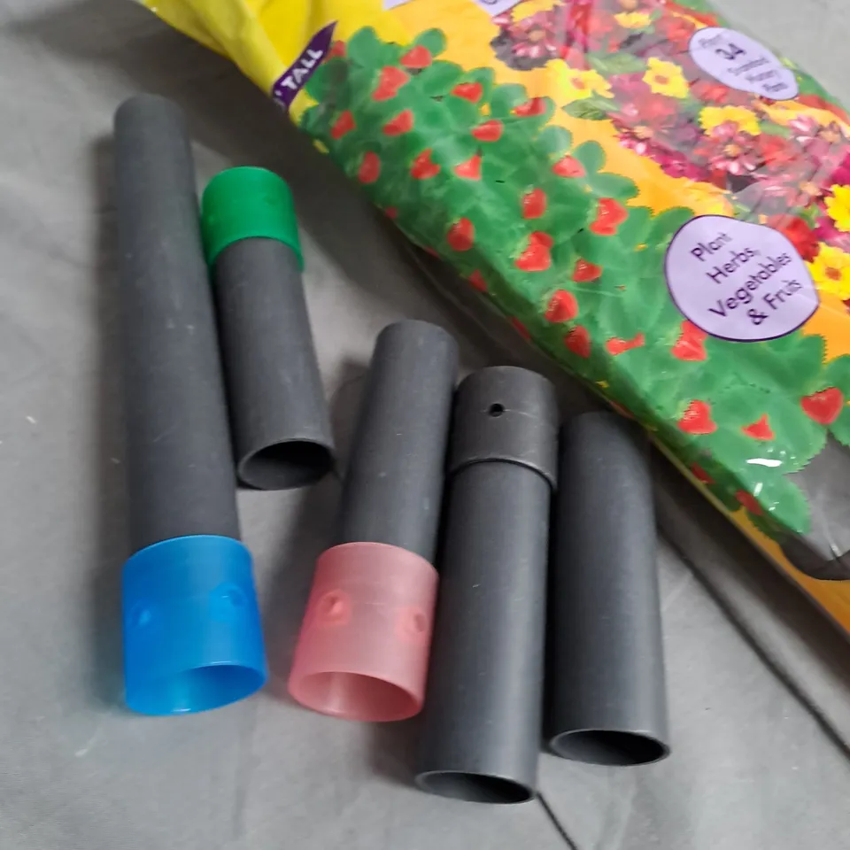 BAGGED FLOWER TOWERS SET OF 2 FLOOR TOWERS