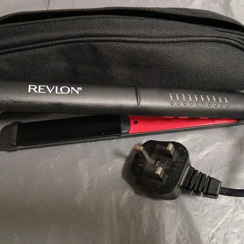 REVLON HAIR STRAIGHTENERS IN CARRY CASE