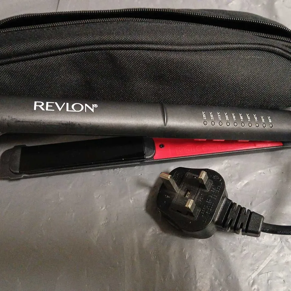 REVLON HAIR STRAIGHTENERS IN CARRY CASE