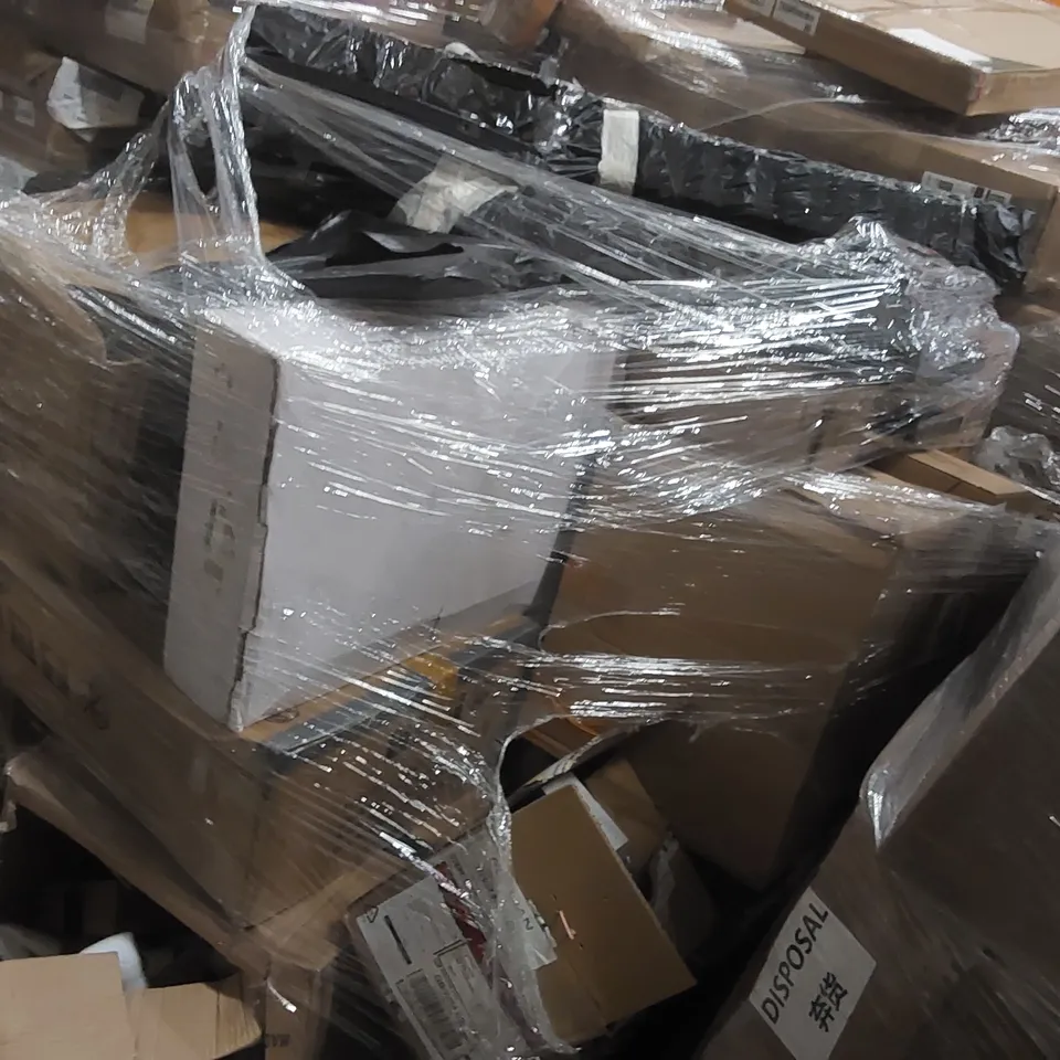 PALLET TO CONTAIN HOUSEHOLD FLAT-PACKED FURNITURE AND HOMEWERE TO INCLUDE; CHAIR ECT