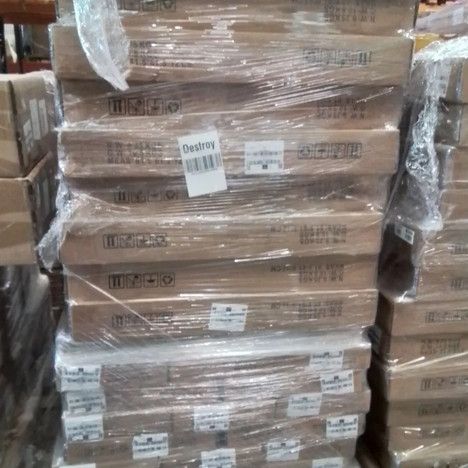 PALLET CONTAINING A LARGE QUANTITY OF BRAND NEW CORNER PRINTER STANDS