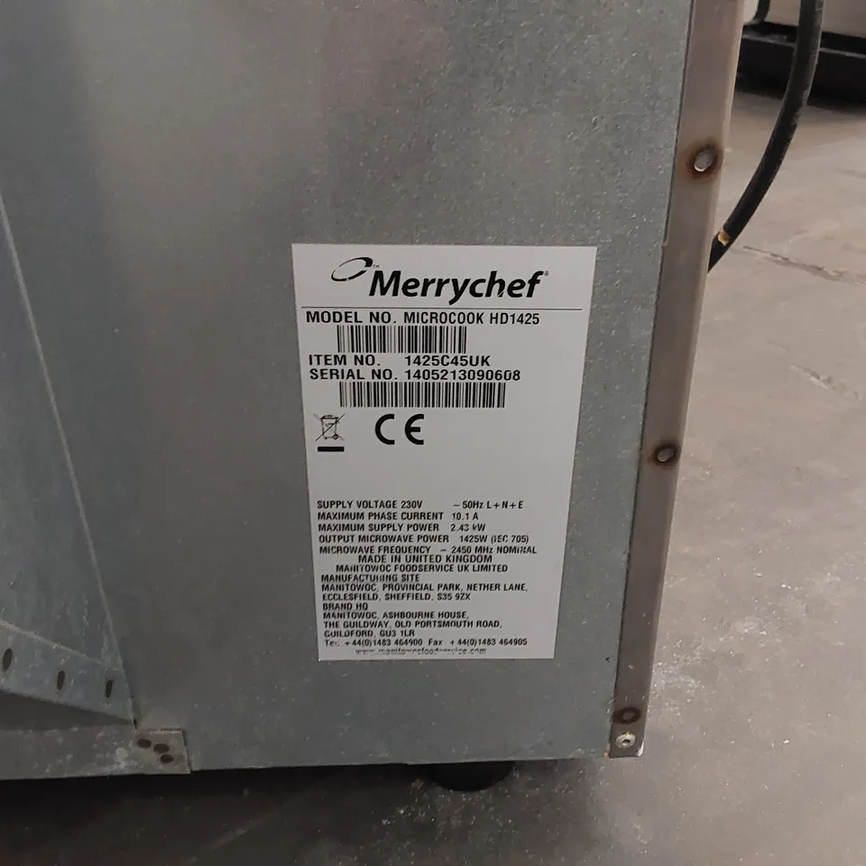 MERRYCHEF MICROCOOK HD1425 COMMERCIAL MICROWAVE OVEN